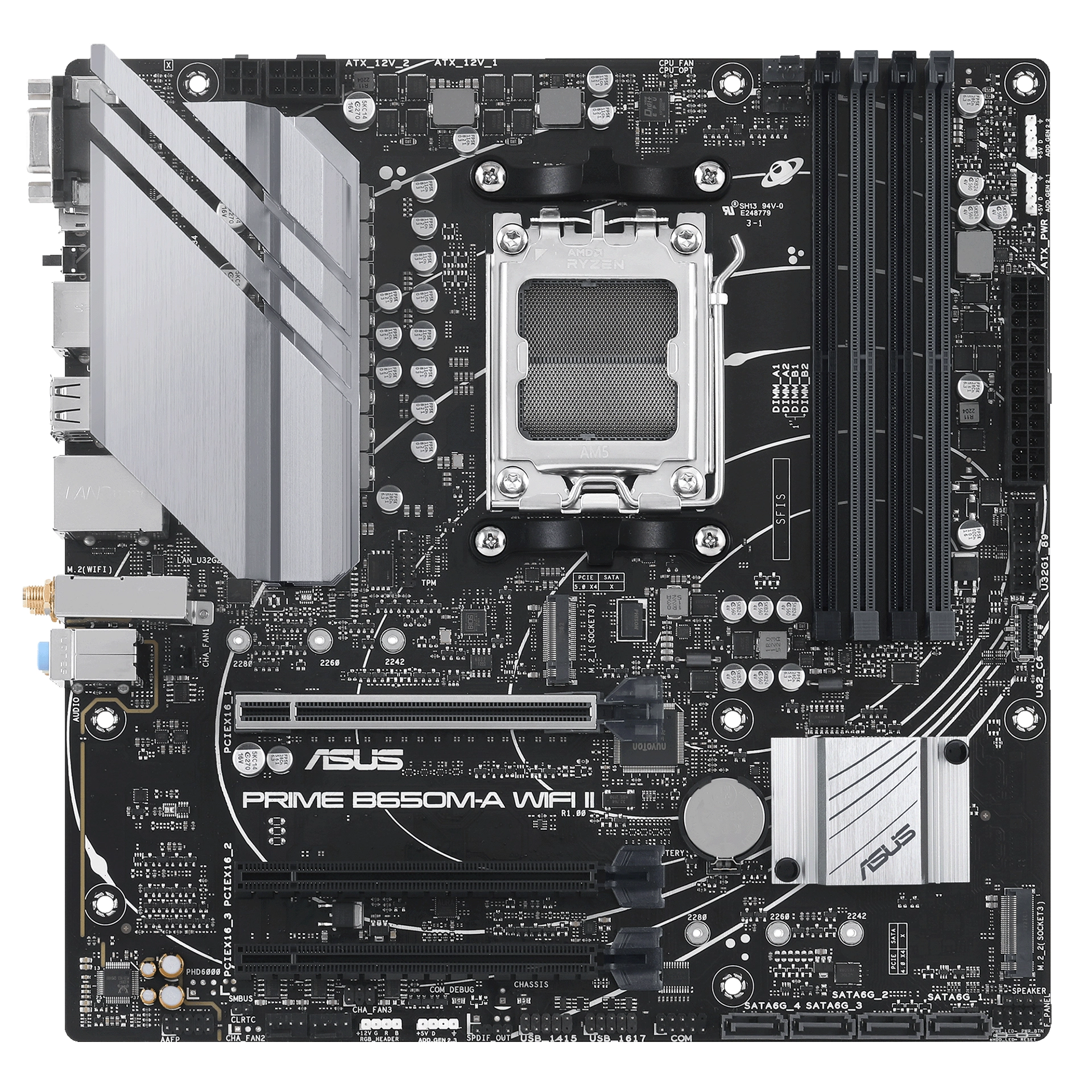 Материнская плата ASUS Prime B650M-A WiFi II, AM5
