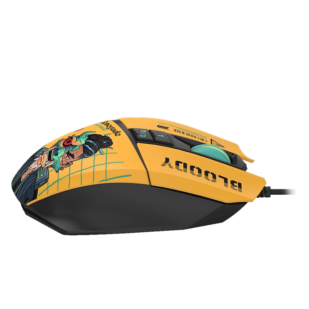 Мышь A4Tech Bloody W63 Max Renegade, Yellow Sunset, USB — фото 4