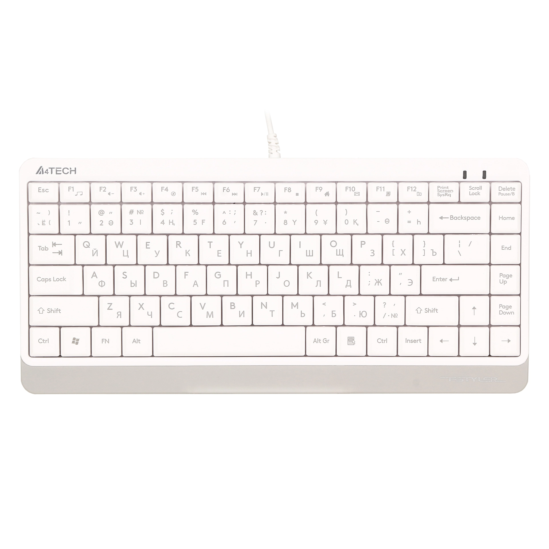 Клавиатура A4Tech Fstyler FK11, White, USB — фото 2