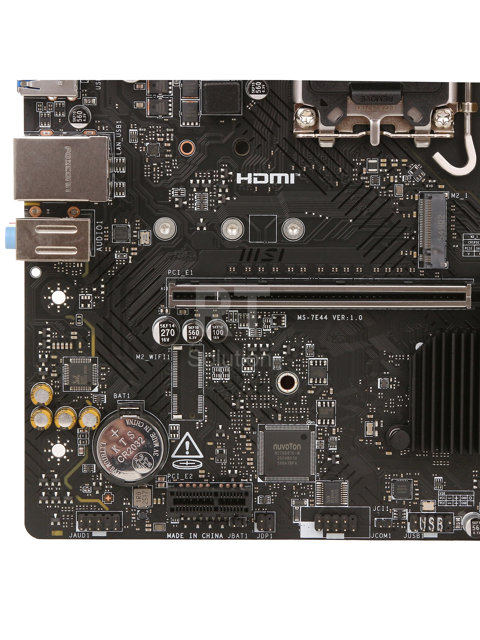 Материнская плата MSI PRO H610M-S DDR4, LGA1700