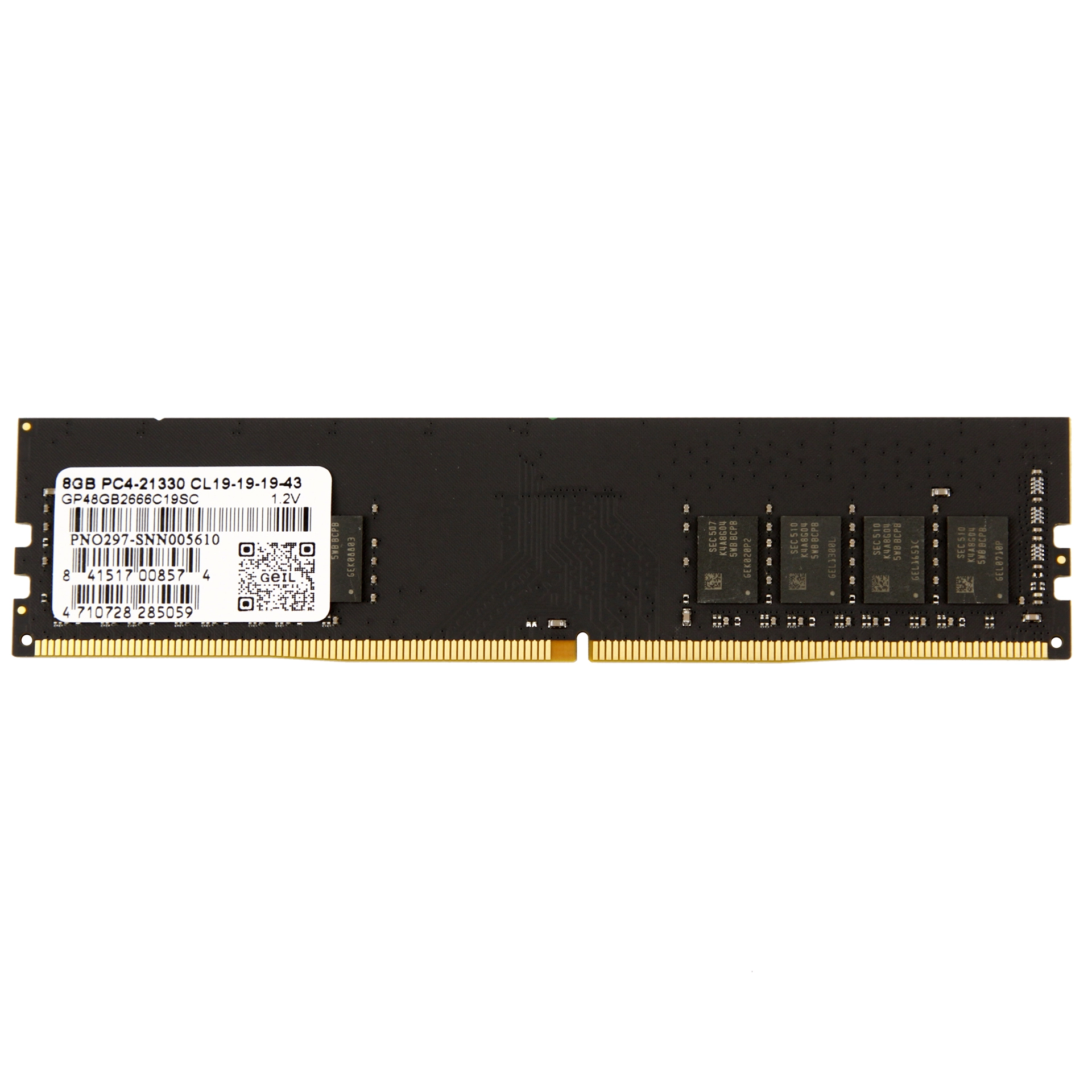DDR-4 DIMM 8 GB 2666 MHz Geil Pristine Series, BOX (GP48GB2666C19SC)
