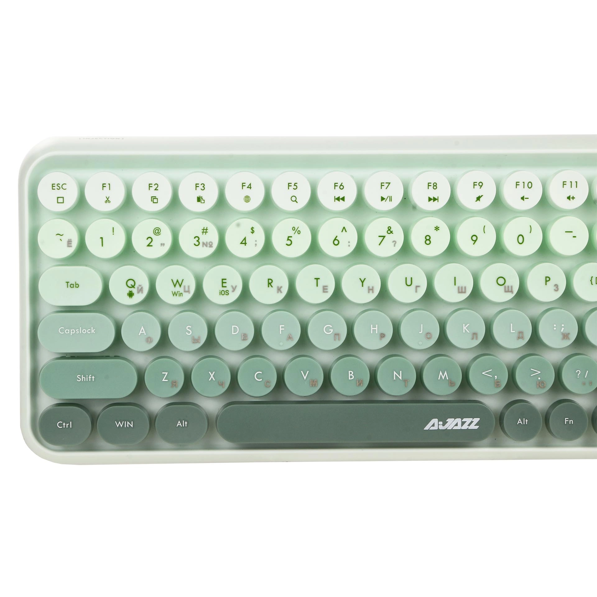 Клавиатура Ajazz 308i Cat, Milk Green, Bluetooth — фото 3