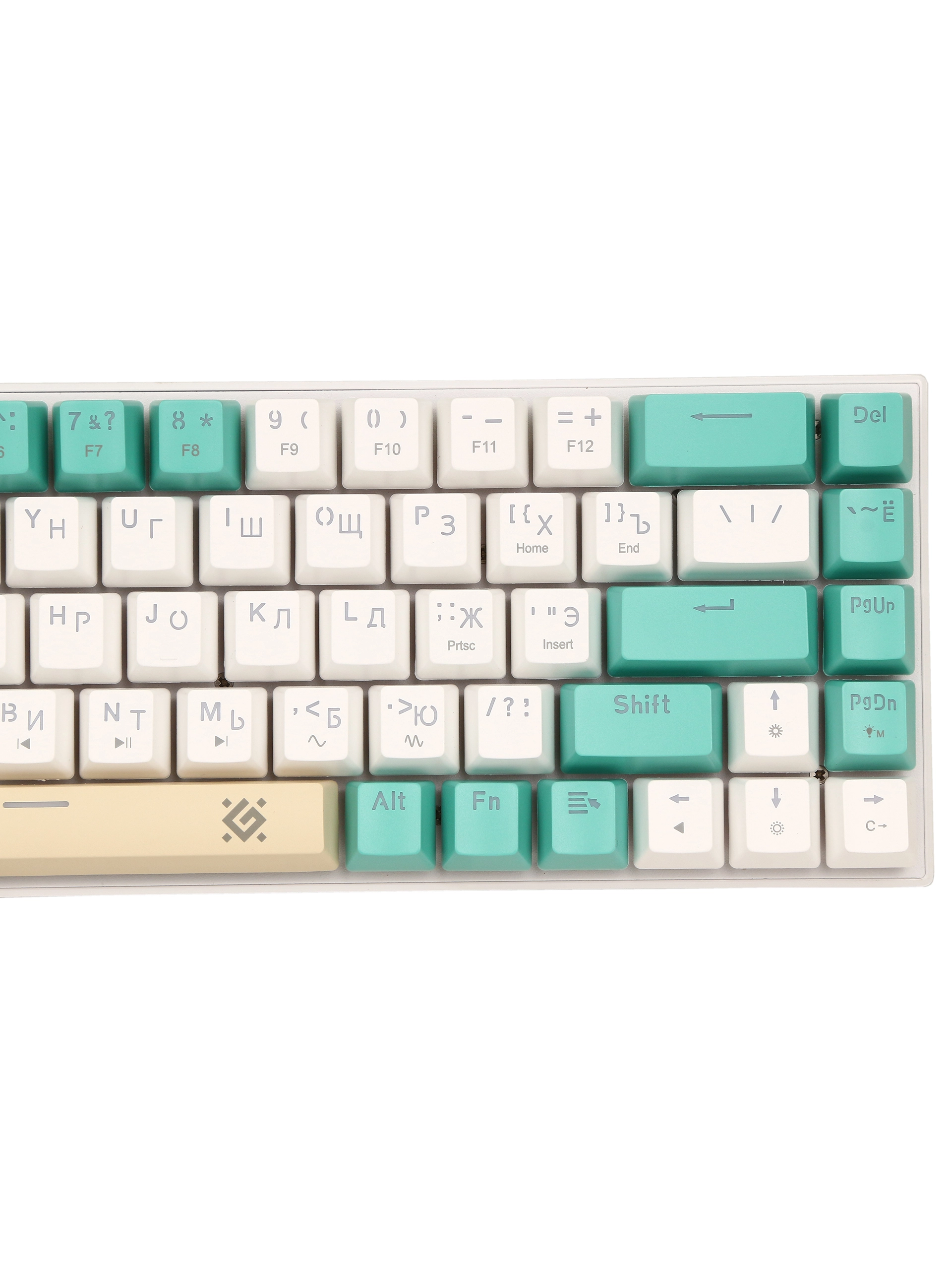 Клавиатура игровая механическая Defender Vexx Pro GK-084 RU,RGB белый+зеленый — фото 5