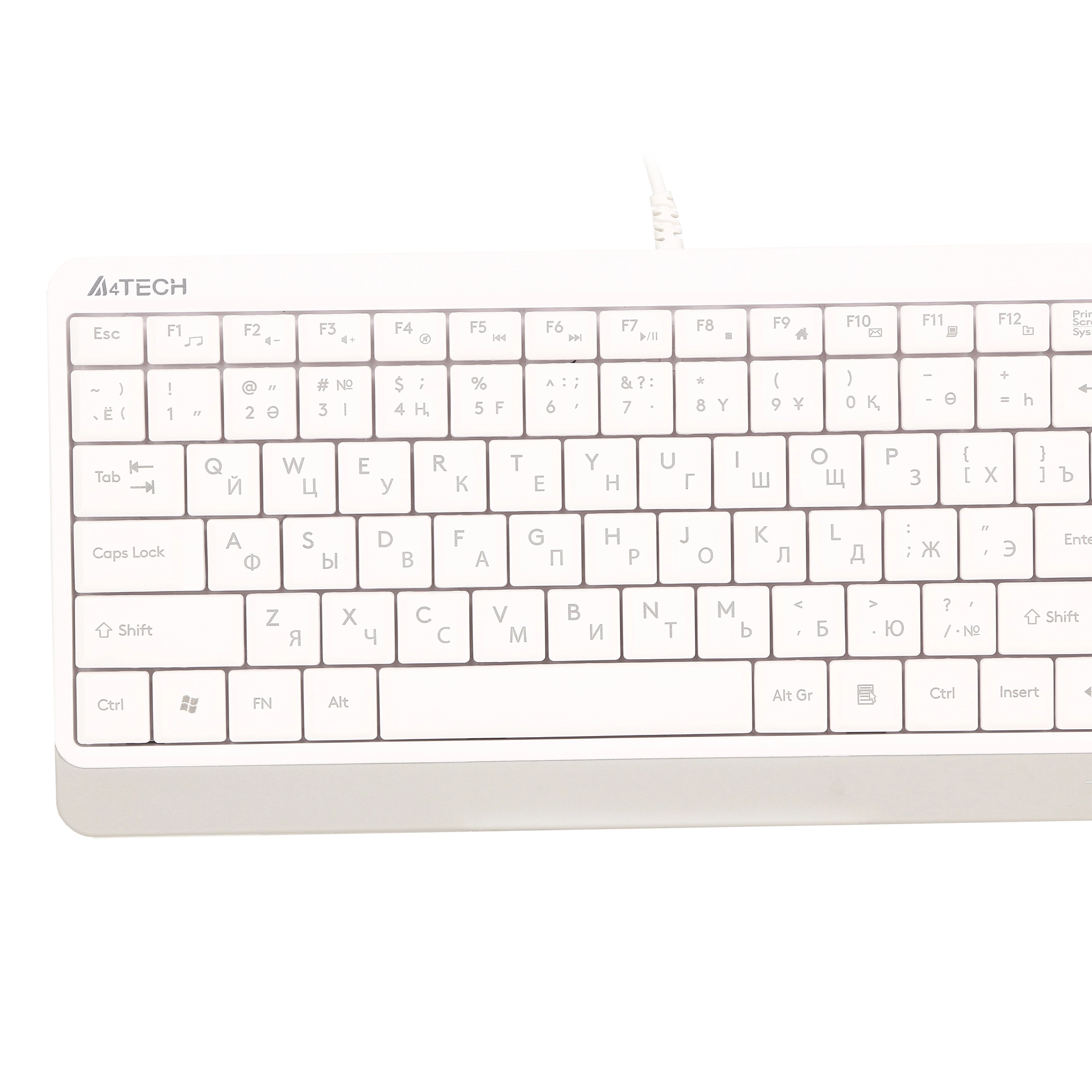 Клавиатура A4Tech Fstyler FK11, White, USB — фото 3