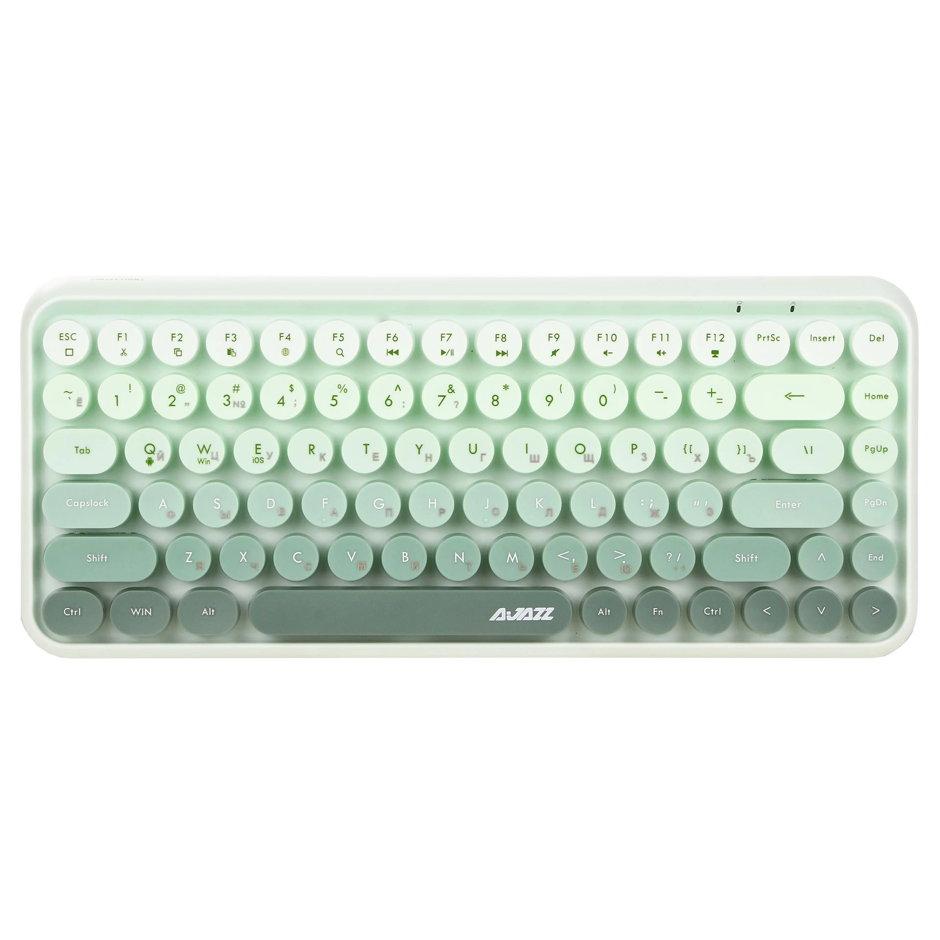 Клавиатура Ajazz 308i Cat, Milk Green, Bluetooth — фото 2