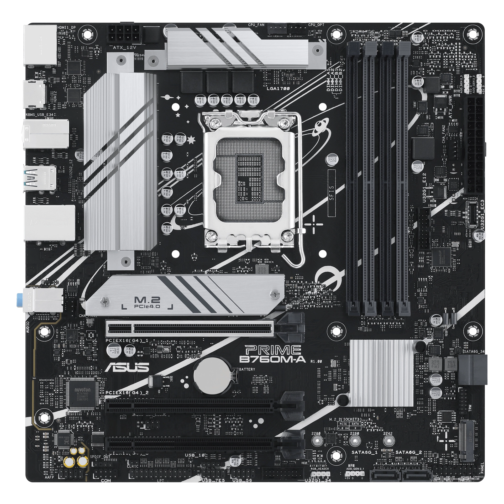 Материнская плата ASUS Prime B760M-A-CSM, LGA1700 — фото 1