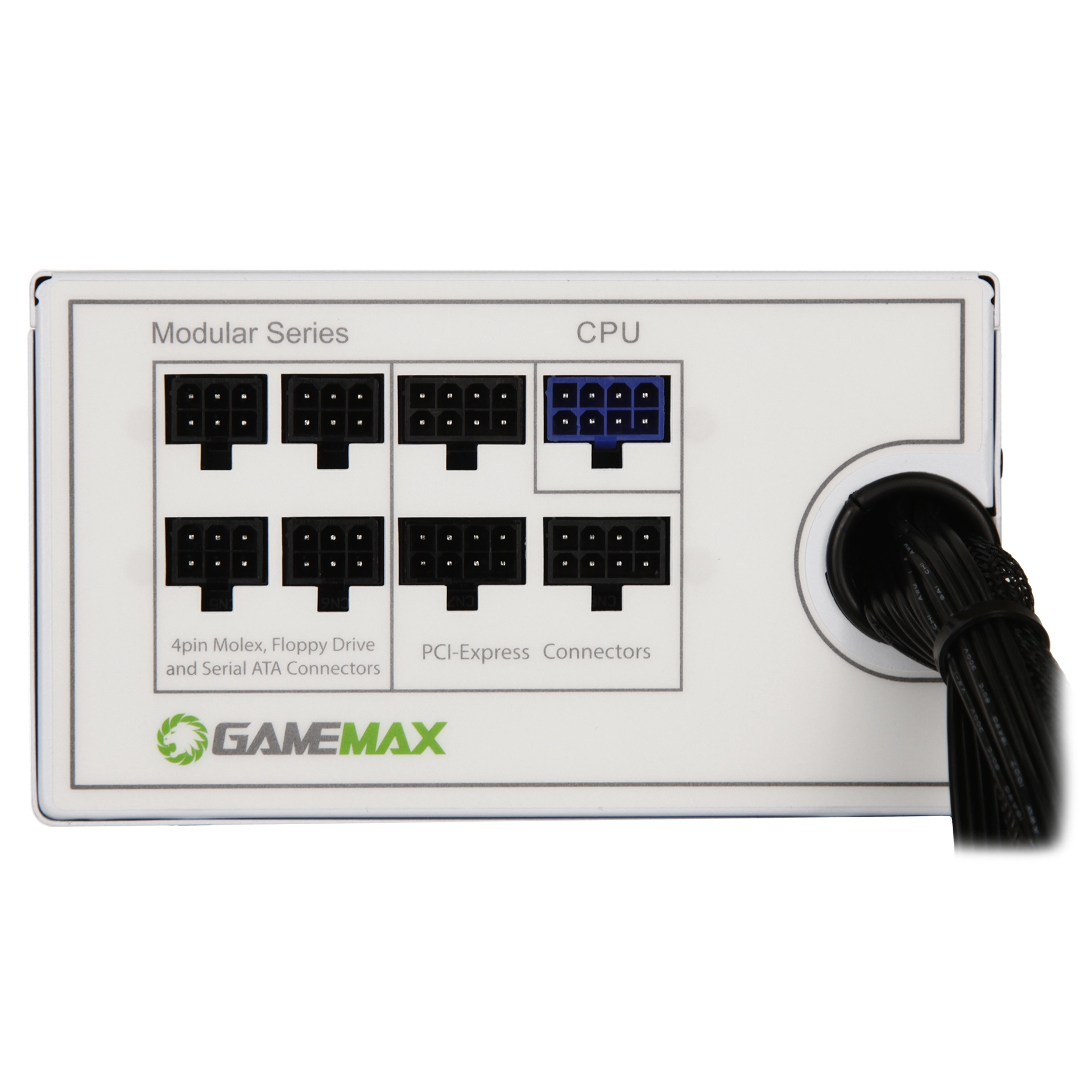 Блок питания ATX 800 W GameMax GM-800 White — фото 3
