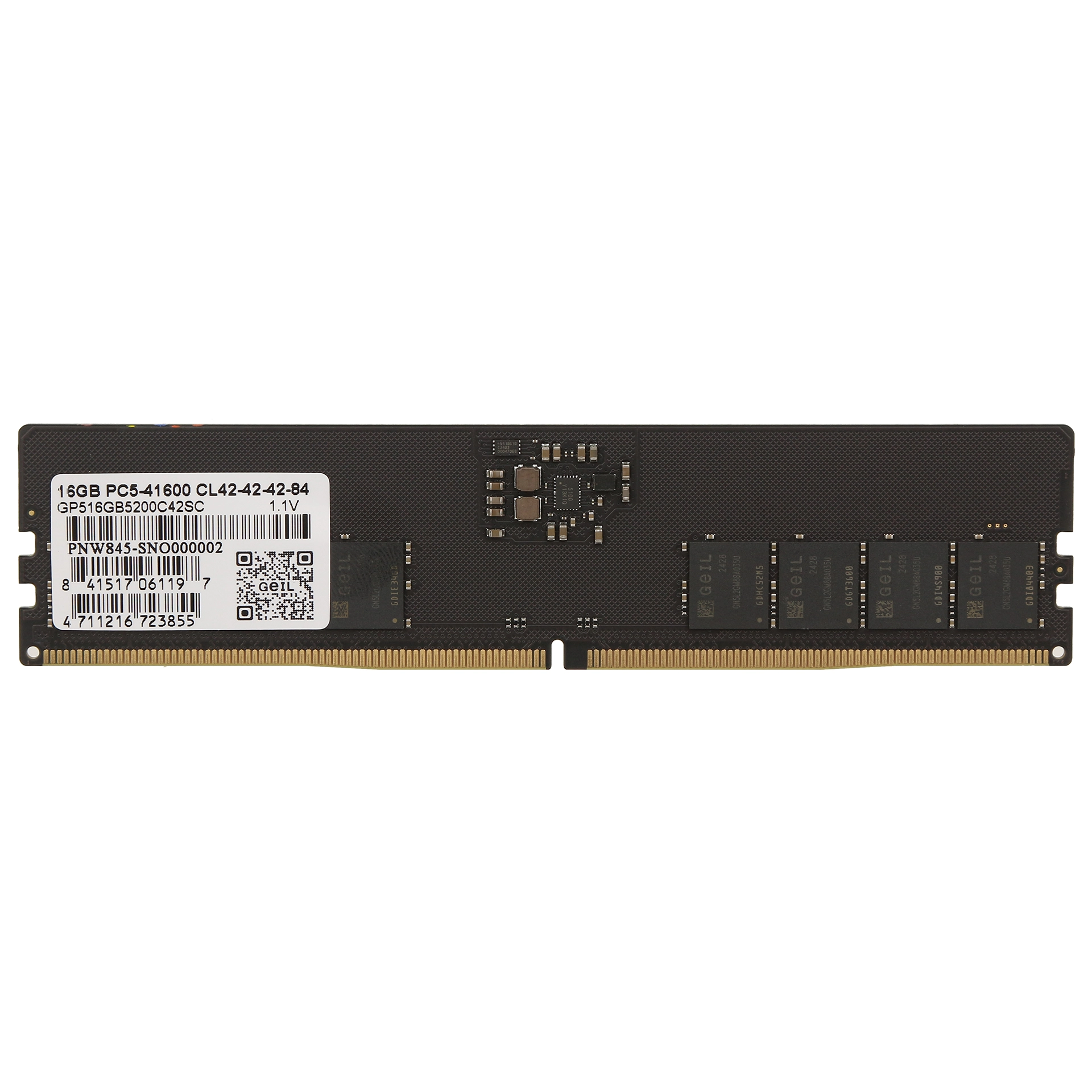 DDR-5 DIMM 16 GB 5200 MHz Geil Pristine V, BOX (GP516GB5200C42SC)