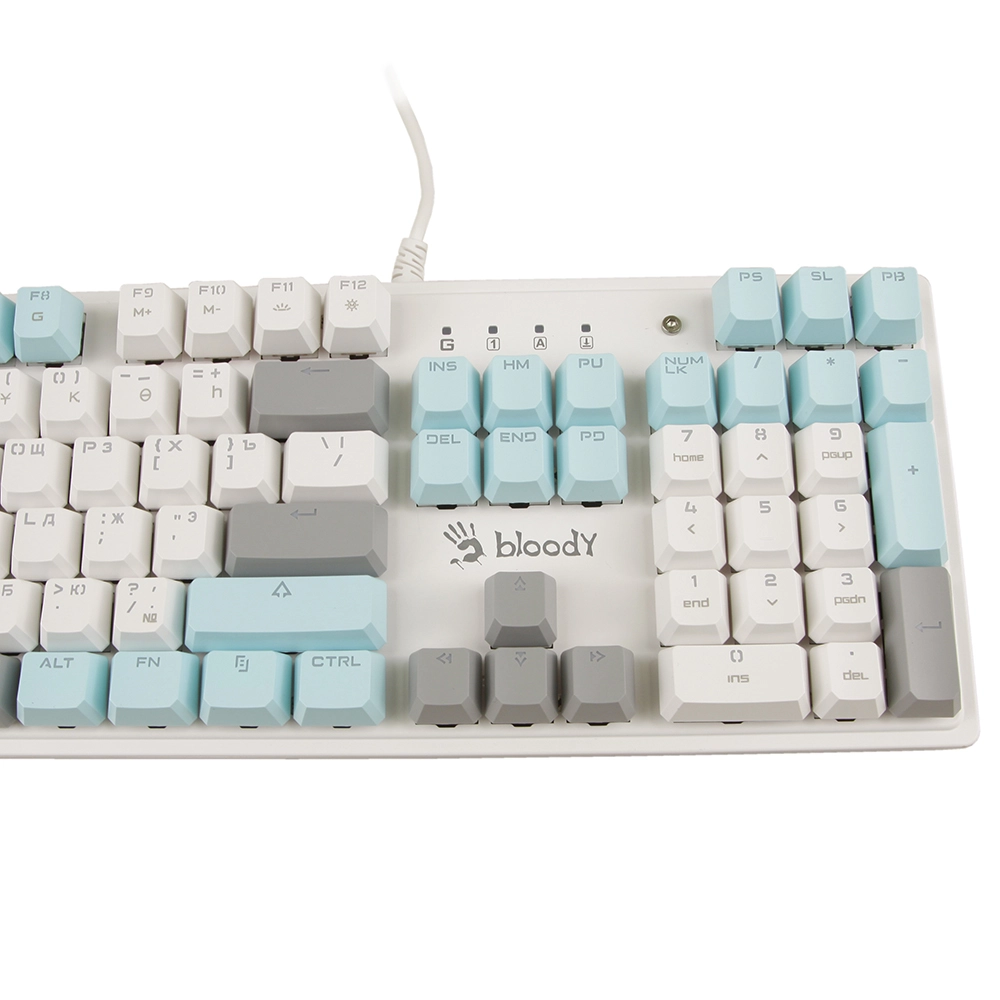 Клавиатура A4Tech Bloody S515R, Icy White, USB — фото 4