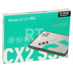 SSD накопитель 512 GB Team Group CX2, 2.5", SATA III