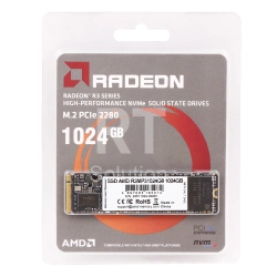 SSD накопитель 1 TB AMD Radeon R3, M.2, PCIe 3.0