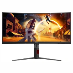 Монитор 34" AOC Gaming CU34G4Z/01, Black-Red