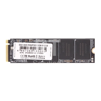 SSD накопитель 512 GB AMD Radeon R3, M.2, PCIe 3.0