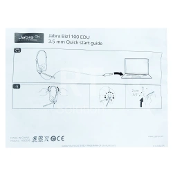 Гарнитура Jabra Biz 1100 EDU, 3.5 mm, Black