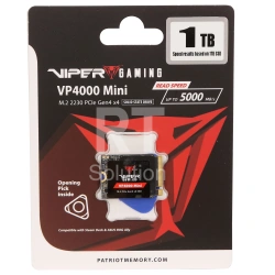 SSD накопитель 1 TB Patriot VP4000 Mini, M.2, PCIe 4.0