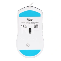 Мышь Defender Arga GM-049, White, USB + коврик