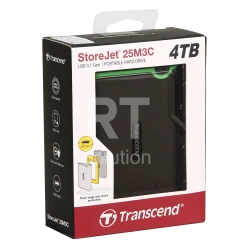 Внешний жесткий диск 4 TB 2.5", Transcend StoreJet 25M3C, Gray-Green