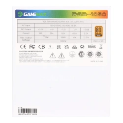 Блок питания ATX 1050 W GameMax RGB-Smart 1050 PRO WH