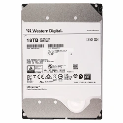 Жесткий диск HDD 18 TB Western Digital WD Ultrastar DC HC555 (WUH722018CLE6L4), 3.5", 512 MB, SATA III