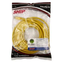 Patch cord RJ-45 5е cat SHIP, 7.5m, OEM, Yellow