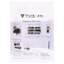 Кресло офисное компьютерное ThunderX3 XTC-Mesh, Grey