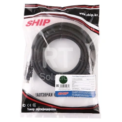 Patch cord RJ-45 6 cat SHIP, UTP, 5m, OEM, Black