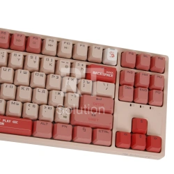 Клавиатура A4Tech Bloody S87, BLMS Red Plus Switch, Pink, USB