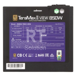 Блок питания ATX 850 W Zalman Teramax 2 View ZM850-TMX2 VIEW