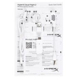 Bluetooth гарнитура HyperX Cloud Flight 2 Wireless, White