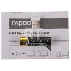 Мышь Rapoo M308, Pink, USB