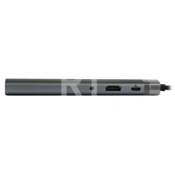 Переходник USB Type-C Vention TGVHB 9-in-1, Gray, BOX