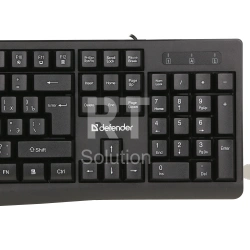 Клавиатура Defender Navigator HB-138, Black, USB