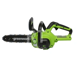 Цепная пила аккумуляторная Greenworks G24CS25, АКБ 2Ач и ЗУ