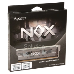 DDR-5 DIMM 32 GB 6000 MHz Apacer NOX, 2x 16 GB Kit, BOX (AH5U32G60C622MBAA-2)