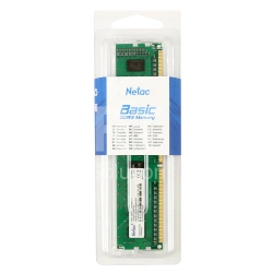 DDR-3 DIMM 4 GB 1600 MHz Netac Basic, BOX (NTBSD3P16SP-04)