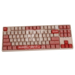 Клавиатура A4Tech Bloody S87, BLMS Red Plus Switch, Pink, USB