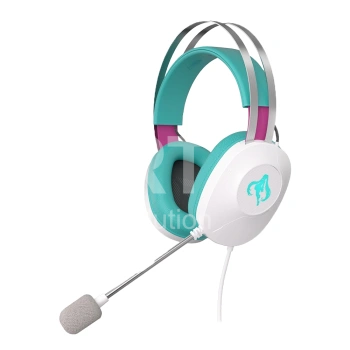 Гарнитура ASUS TUF Gaming H1 Gen II Hatsune Miku Edition, Green-White