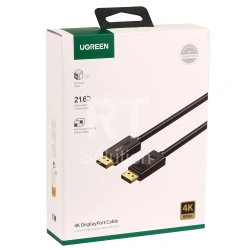 Кабель DisplayPort Ugreen DP102, 4K, 1m, BOX