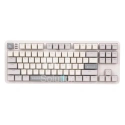 Клавиатура Dark Project ALU87A Daylight, g3ms Zircon Switch, White-Gray