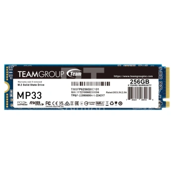SSD накопитель 256GB Team Group MP33, M.2, PCIe 3.0