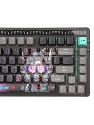 Клавиатура A4Tech AT75 Cypher Ghost SAVAGE, Alpha Optical Switch, Purple Gray, USB