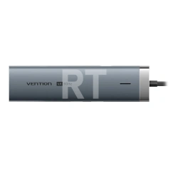 Переходник USB Type-C Vention TGVHB 9-in-1, Gray, BOX