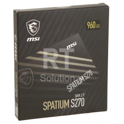 SSD накопитель 960 GB MSI Spatium S270, 2.5", SATA III