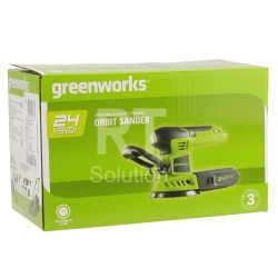 Шлифовальная машина аккумуляторная Greenworks G24ROS, без аккумулятора и ЗУ