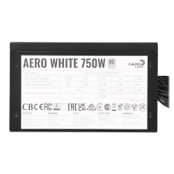 Блок питания ATX 750 W AeroCool Aero White 750