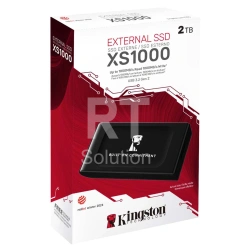 Внешний SSD накопитель 2 TB, Kingston XS1000, Black (SXS1000/2000GA)