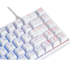 Клавиатура 2E Gaming KG380 RGB, Blue switch, White