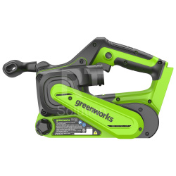 Ленточная шлифовальная машина Greenworks G24BS, без аккумулятора и ЗУ