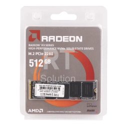 SSD накопитель 512 GB AMD Radeon R3, M.2, PCIe 3.0