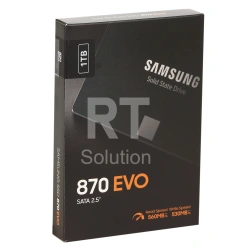 SSD накопитель 1 TB Samsung 870 EVO, 2.5", SATA III